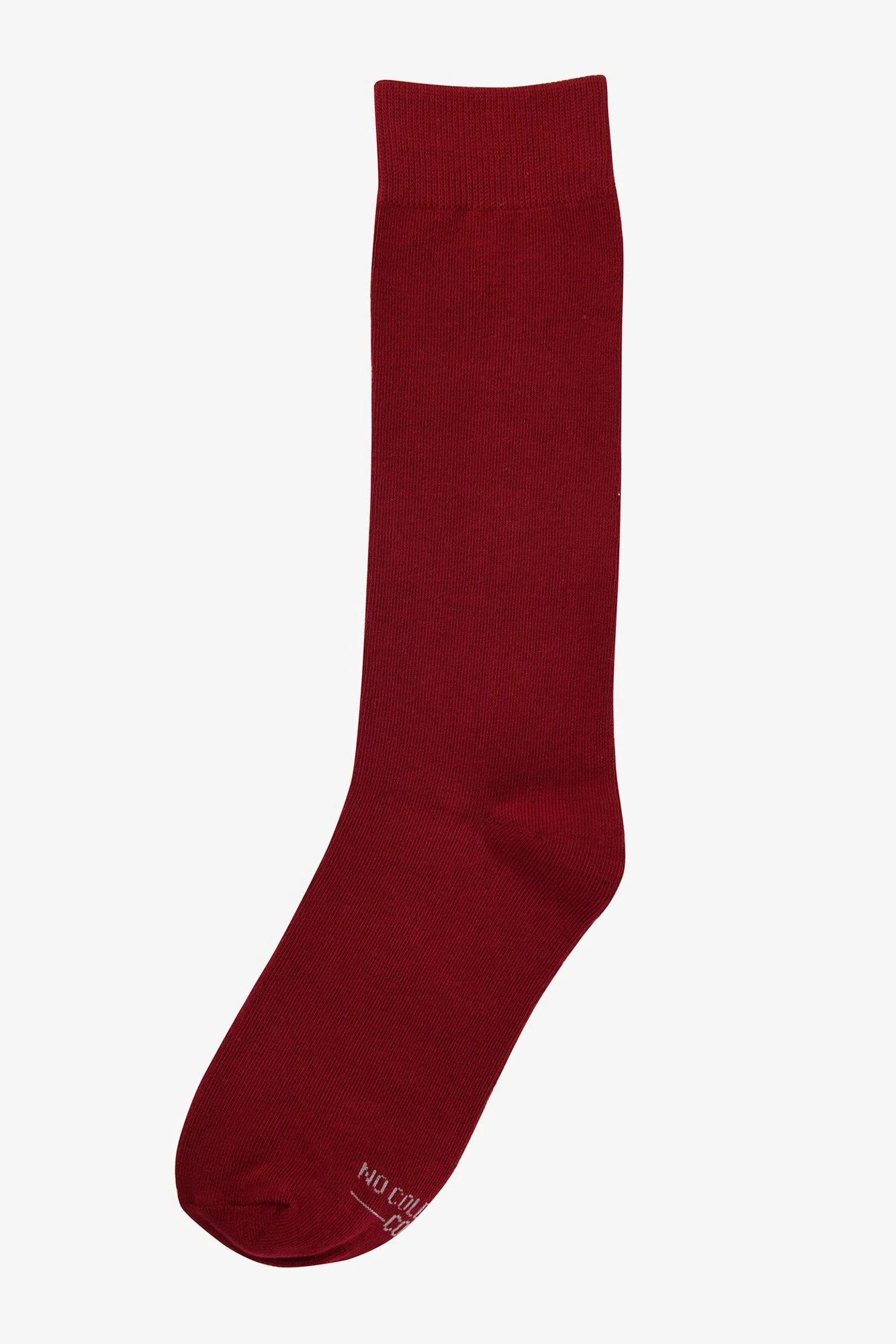 Solid Groomsmen Socks By No Cold Feet - Burgundy 1 Solid Groomsmen Socks By No Cold Feet - Burgundy