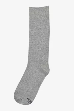 Solid Groomsmen Socks By No Cold Feet - Heather Grey