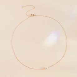 Santa Barbara Single Pearl Necklace