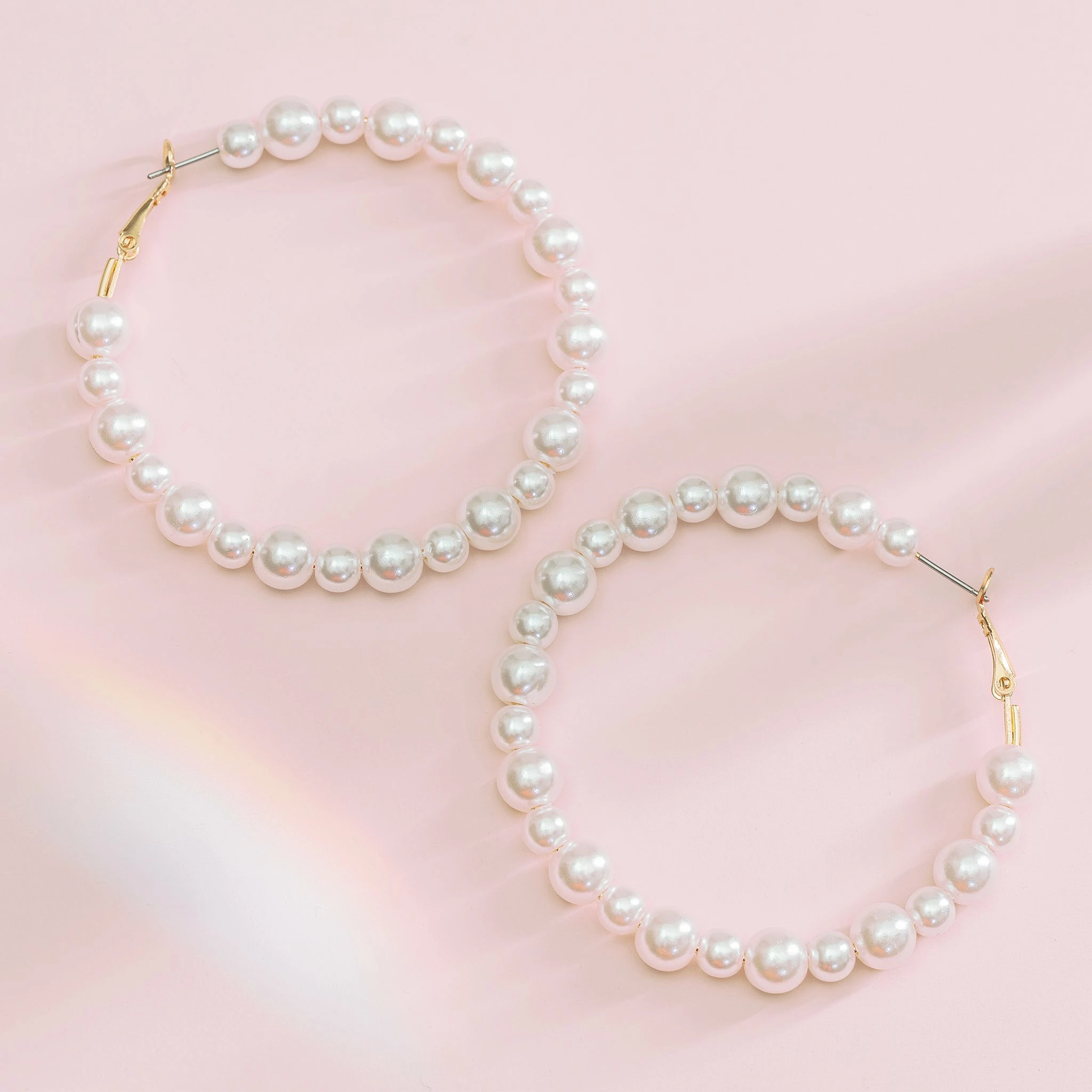 Spokane Pearl Hoops - Large 1 Spokane Pearl Hoops - Large