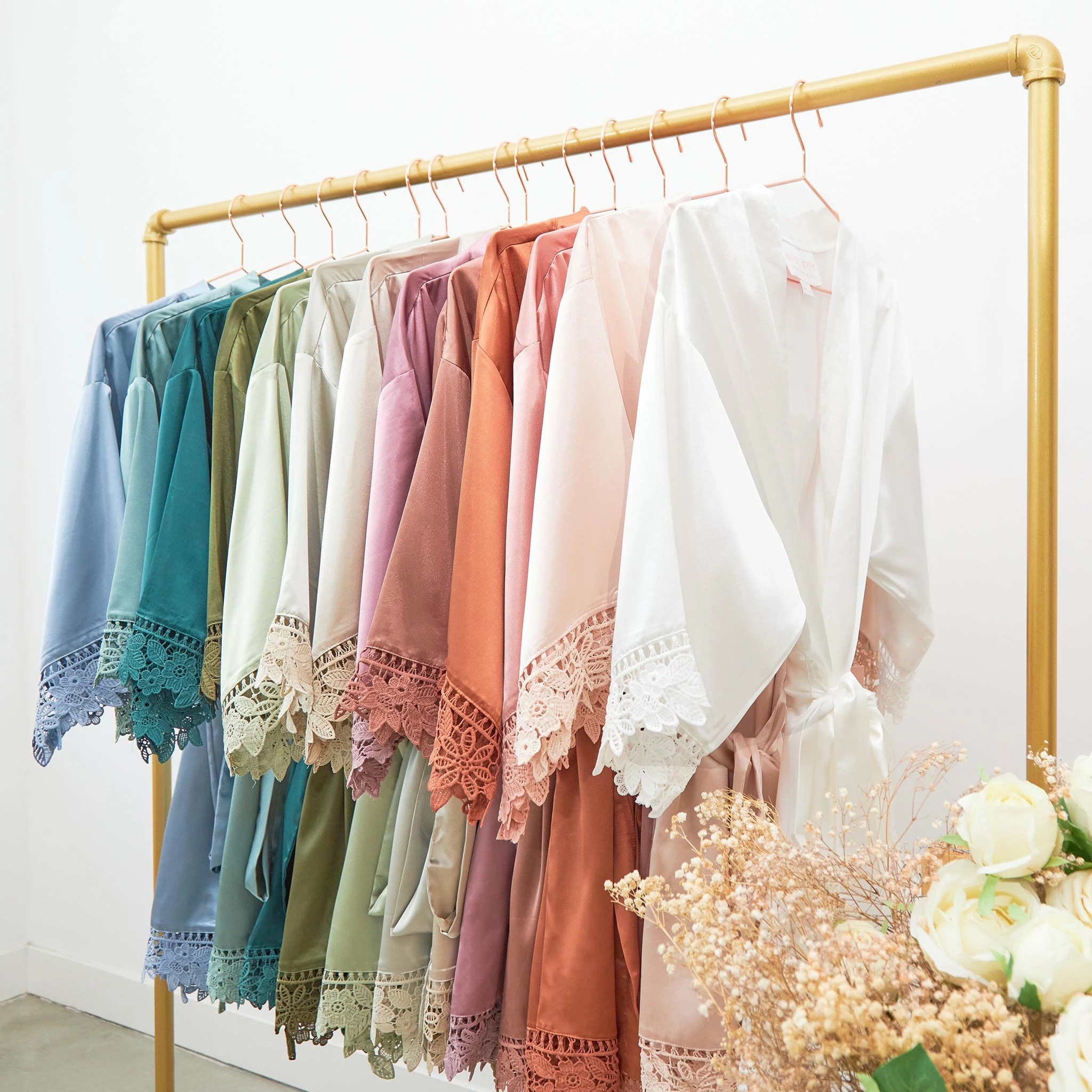 Claudine Lace Robe - Desert Rose 8 Claudine Lace Robe - Desert Rose - Image 8