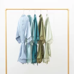 Claudine Lace Robe - Twilight -US Skirt Sales 2024 BIRDYGREY SILKROBES1128.CROPPED.RT