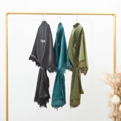 Claudine Lace Robe - Black -US Skirt Sales 2024 BIRDYGREY SILKROBES1193.CROPPED.RT