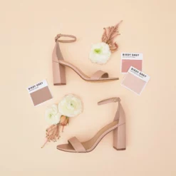 Mary High Chunky Heel - Nude Blush -US Skirt Sales 2024 BIRDYGREY SHOEHERO0363.RT .CROPPED