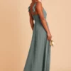 Adelle Chiffon Dress - Sea Glass