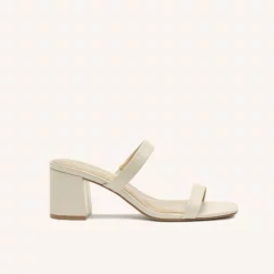 Alby Low Chunky Heel - Almond