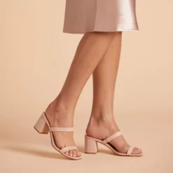Alby Low Chunky Heel - Nude Blush -US Skirt Sales 2024 BIRDY GREY ALBY SHOE NUDE BLUSH 02
