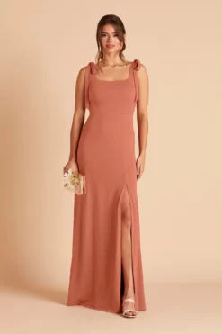 Alex Convertible Dress - Terracotta -US Skirt Sales 2024 BIRDY GREY ALEX CONVERTIBLE BRIDESMAID DRESS TERRACOTTA 01