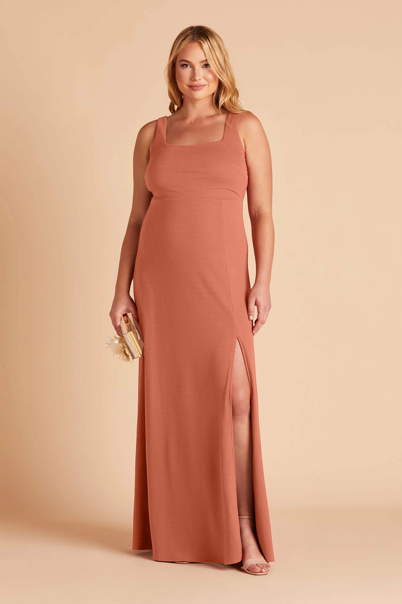 Alex Convertible Dress - Terracotta - Image 17