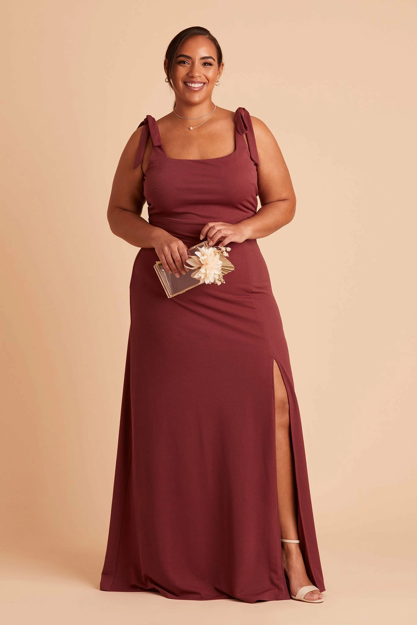 Alex Convertible Dress - Rosewood - Image 10