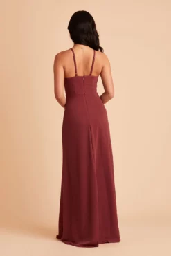Ash Crepe Dress - Rosewood -US Skirt Sales 2024 BIRDY GREY ASH BRIDESMAID DRESS ROSEWOOD 05