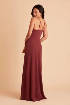 Ash Crepe Dress - Rosewood -US Skirt Sales 2024 BIRDY GREY ASH BRIDESMAID DRESS ROSEWOOD 06