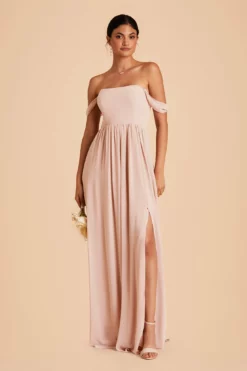 August Convertible Dress - Pale Blush