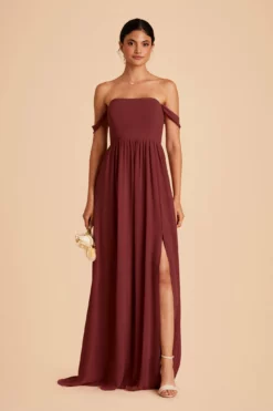 August Convertible Dress - Rosewood -US Skirt Sales 2024 BIRDY GREY AUGUST CONVERTIBLE BRIDESMAID DRESS ROSEWOOD 01