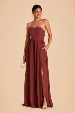 August Convertible Dress - Rosewood -US Skirt Sales 2024 BIRDY GREY AUGUST CONVERTIBLE BRIDESMAID DRESS ROSEWOOD 03