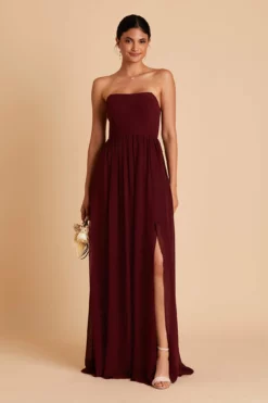 August Convertible Dress - Cabernet -US Skirt Sales 2024 BIRDY GREY AUGUST CONVERTIBLE BRIDESMAID JUMPSUIT CABERNET 03