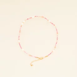 US Skirt Sales 2024 -US Skirt Sales 2024 BIRDY GREY BEADS AND PEARL NECKLACE PINK 01