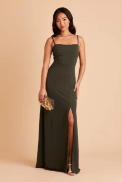 Benny Crepe Dress - Olive 17 Benny Crepe Dress - Olive -US Skirt Sales 2024 BIRDY GREY BENNY BRIDESMAID DRESS OLIVE 04
