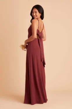 Benny Crepe Dress - Rosewood