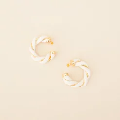 Braided Hoop Earrings