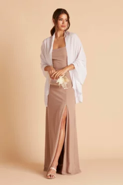 Chiffon Shawl - White -US Skirt Sales 2024 BIRDY GREY CHIFFON SHAWL WHITE 01 scaled