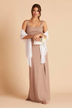 Chiffon Shawl - White -US Skirt Sales 2024 BIRDY GREY CHIFFON SHAWL WHITE 02 scaled