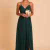 Cindy Chiffon Dress - Emerald