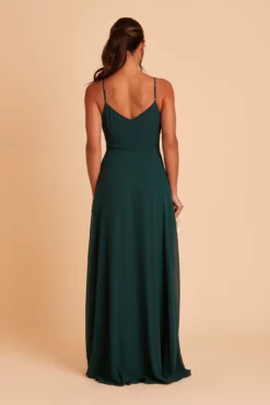 Cindy Chiffon Dress - Emerald -US Skirt Sales 2024 BIRDY GREY CINDY BRIDESMAID DRESS EMERALD 05