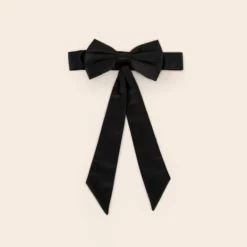 Liz Flower Girl Sash - Sheen Black