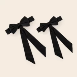 Liz Flower Girl Sash - Sheen Black -US Skirt Sales 2024 BIRDY GREY ELIZABETH FLOWER GIRL SASH BLACK 02
