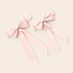 Liz Flower Girl Sash - Sheen Pale Pink -US Skirt Sales 2024 BIRDY GREY ELIZABETH FLOWER GIRL SASH BLUSH PINK 04
