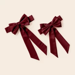Liz Flower Girl Sash - Sheen Cabernet -US Skirt Sales 2024 BIRDY GREY ELIZABETH FLOWER GIRL SASH CABERNET 04