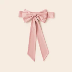 Liz Flower Girl Sash - Sheen Light Pink
