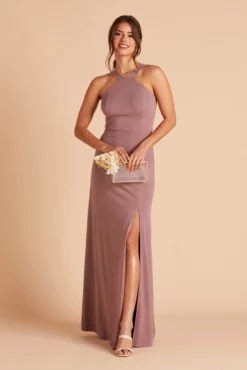 Gene Dress - Dark Mauve 15 Gene Dress - Dark Mauve -US Skirt Sales 2024 BIRDY GREY GENE BRIDESMAID DRESS DARK MAUVE 02