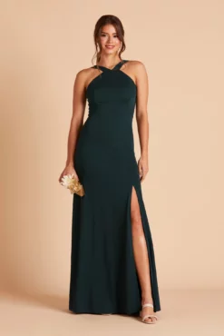 Gene Dress - Emerald -US Skirt Sales 2024 BIRDY GREY GENE BRIDESMAID DRESS EMERALD 03