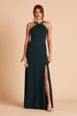Gene Dress - Emerald -US Skirt Sales 2024 BIRDY GREY GENE BRIDESMAID DRESS EMERALD 07
