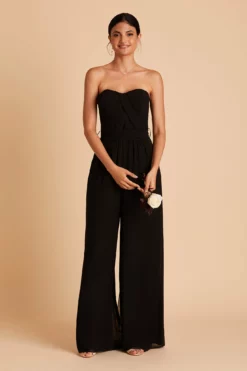 Gigi Convertible Jumpsuit - Black -US Skirt Sales 2024 BIRDY GREY GIGI CONVERTIBLE BRIDESMAID JUMPSUIT BLACK 02