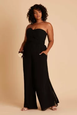 Gigi Convertible Jumpsuit - Black -US Skirt Sales 2024 BIRDY GREY GIGI CONVERTIBLE PLUS SIZE BRIDESMAID DRESS BLACK 02 ad10020e d06c 452a 9bed a8375792efe7
