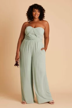 Gigi Convertible Jumpsuit - Sage