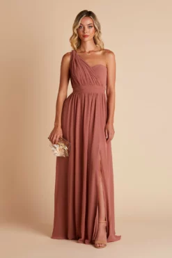 Grace Convertible Dress - Desert Rose -US Skirt Sales 2024 BIRDY GREY GRACE CONVERTIBLE SLIT BRIDESMAID DRESS DESERT ROSE 09