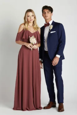 Daniel Bow Tie - Rosewood -US Skirt Sales 2024 BIRDY GREY GROOMSMAN ROSEWOOD DANIEL BOW TIE 03 scaled