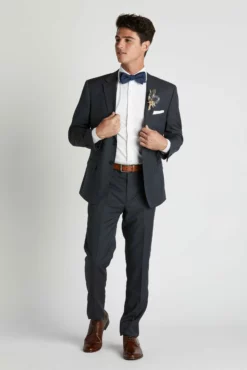 Daniel Bow Tie - Slate Blue -US Skirt Sales 2024 BIRDY GREY GROOMSMAN SLATE BLUE DANIEL BOW TIE 02 scaled