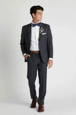 Daniel Bow Tie - Slate Blue -US Skirt Sales 2024 BIRDY GREY GROOMSMAN SLATE BLUE DANIEL BOW TIE 03 scaled