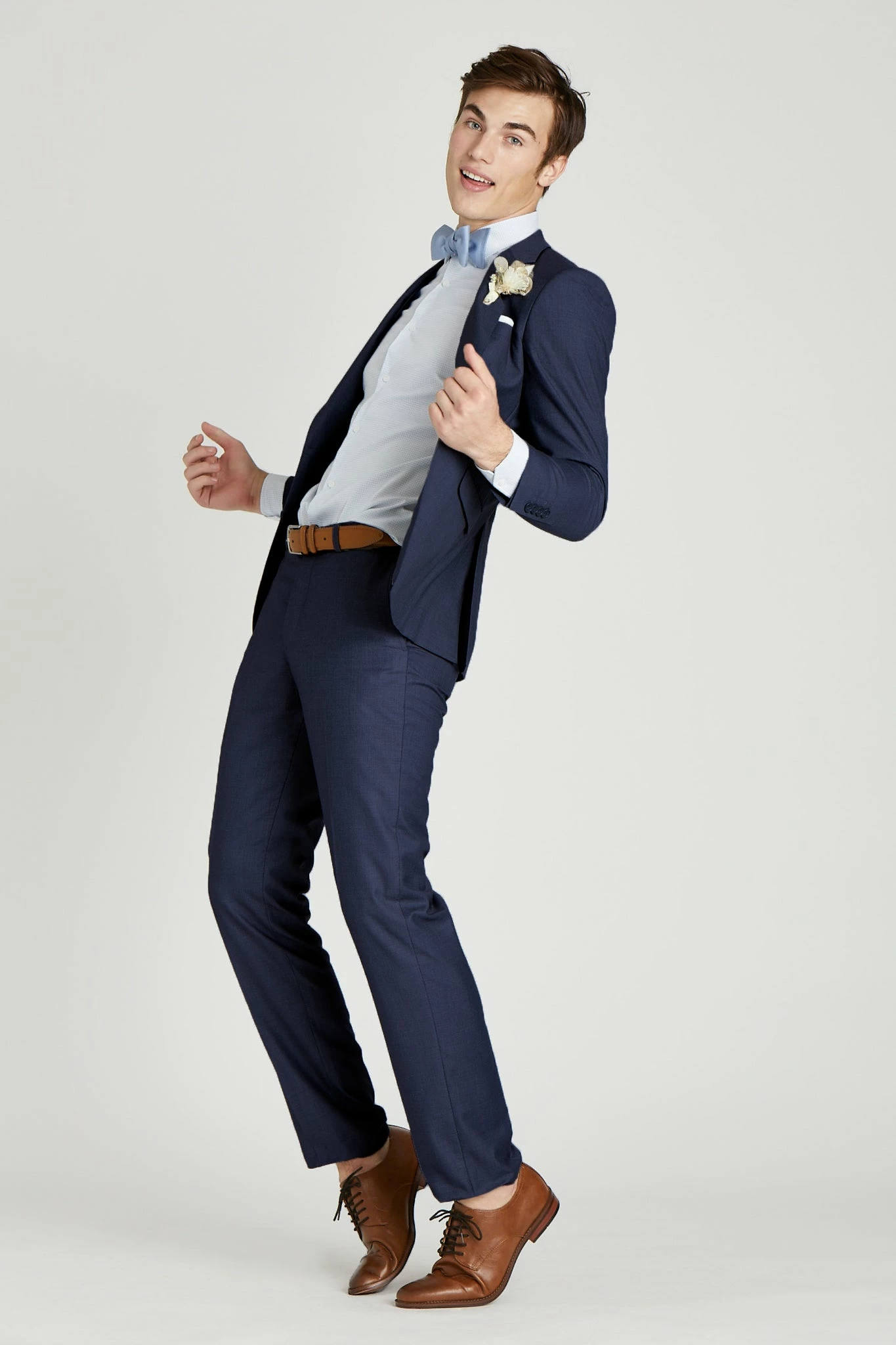 Brilliant Blue Suit Pants By SuitShop 6 Brilliant Blue Suit Pants By SuitShop - Image 6
