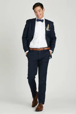 Navy Blue Suit Pants By SuitShop -US Skirt Sales 2024 BIRDY GREY GROOMSMEN SUIT NAVY BLUE 01 a66ac482 33ab 442d ba90 ec3f73505e01