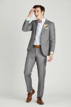 Textured Gray Suit Jacket By SuitShop -US Skirt Sales 2024 BIRDY GREY GROOMSMEN SUIT TEXTURED GRAY 01 16bd55b5 e3d9 49f8 b59f 26666d2016b3
