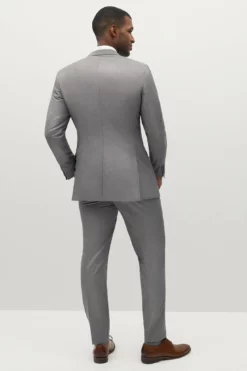 Textured Gray Suit Jacket By SuitShop -US Skirt Sales 2024 BIRDY GREY GROOMSMEN SUIT TEXTURED GRAY 05 a6190aa6 b6f5 4598 b5d4 2039388ef880