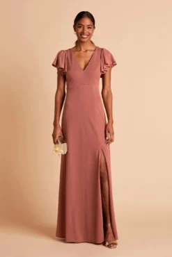 Hannah Crepe Dress - Desert Rose -US Skirt Sales 2024 BIRDY GREY HANNAH BRIDESMAID DRESS DESERT ROSE 01 c079bf7c 0f29 432e b02f a55fb40aed15
