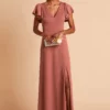 Hannah Crepe Dress - Desert Rose
