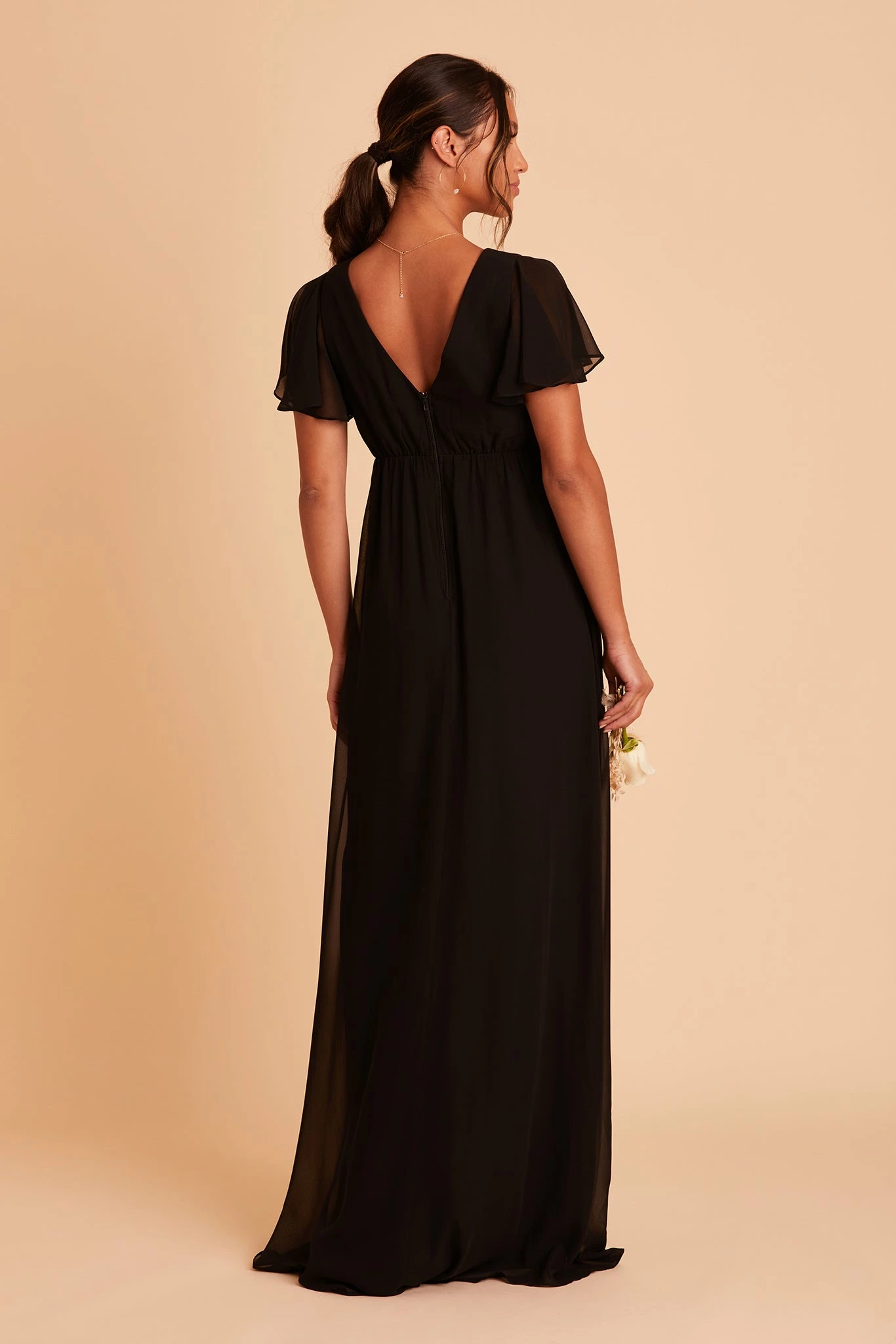 Hannah Empire Dress - Black 6 Hannah Empire Dress - Black - Image 6